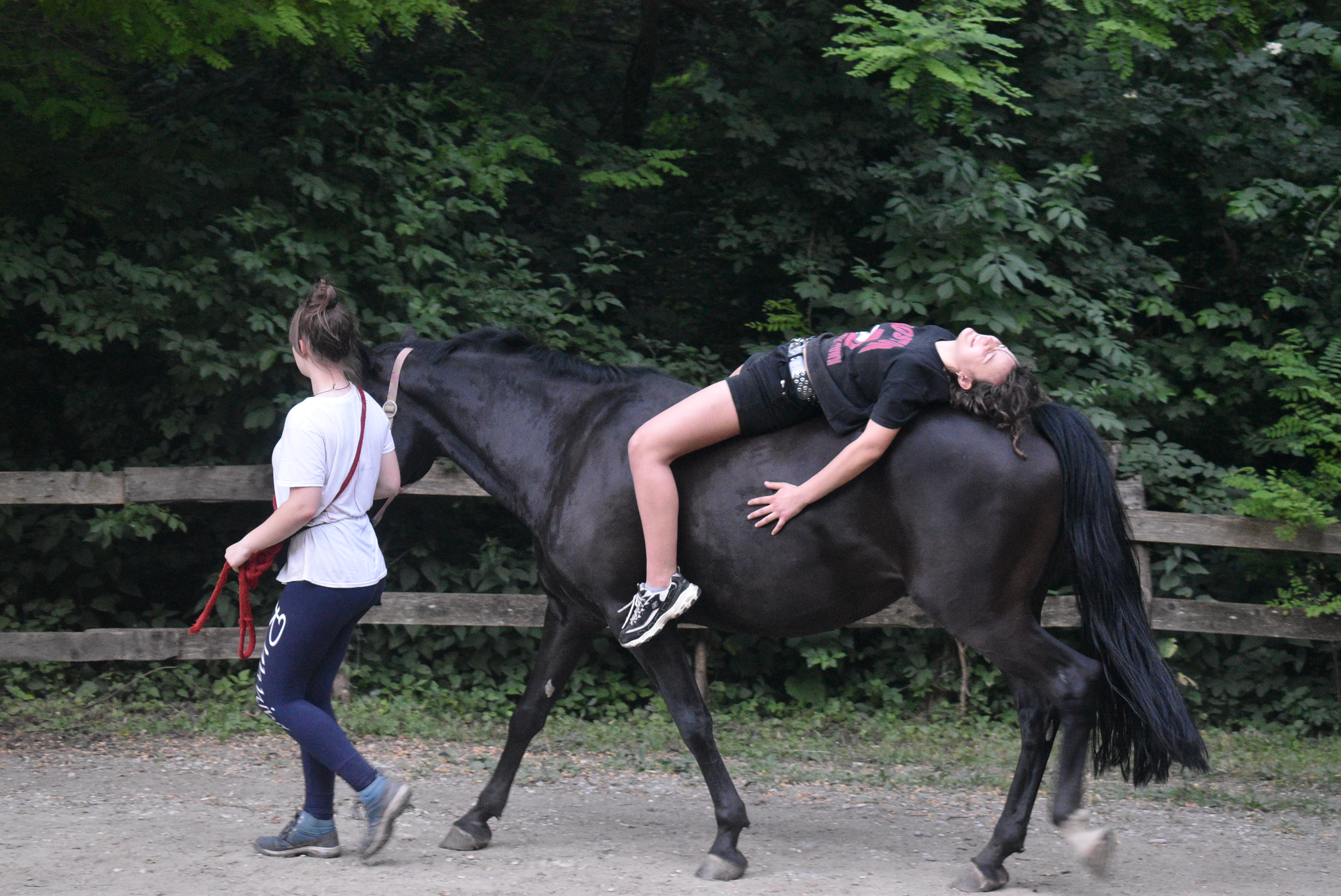 Vježbe ravnoteže i opuštanja na konju